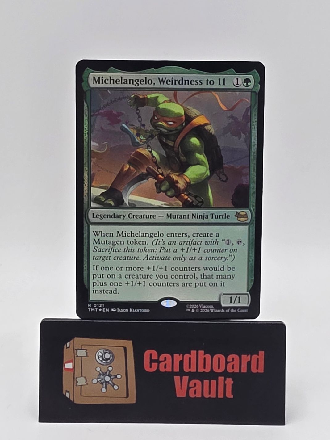 2026 Magic The Gathering Michelangelo Weirdness to 11  Foil 121  Teenage Mutant Ninja Turtles
