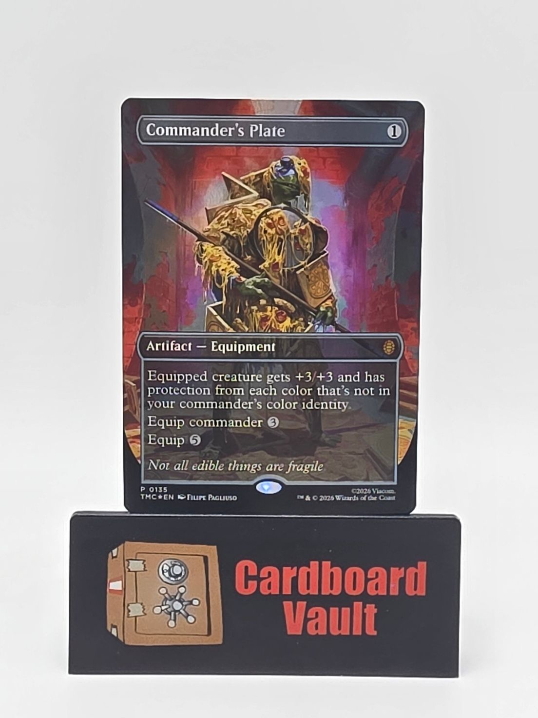 2026 Magic The Gathering Commanders Plate Borderless Foil 135 Teenage Mutant Ninja Turtles
