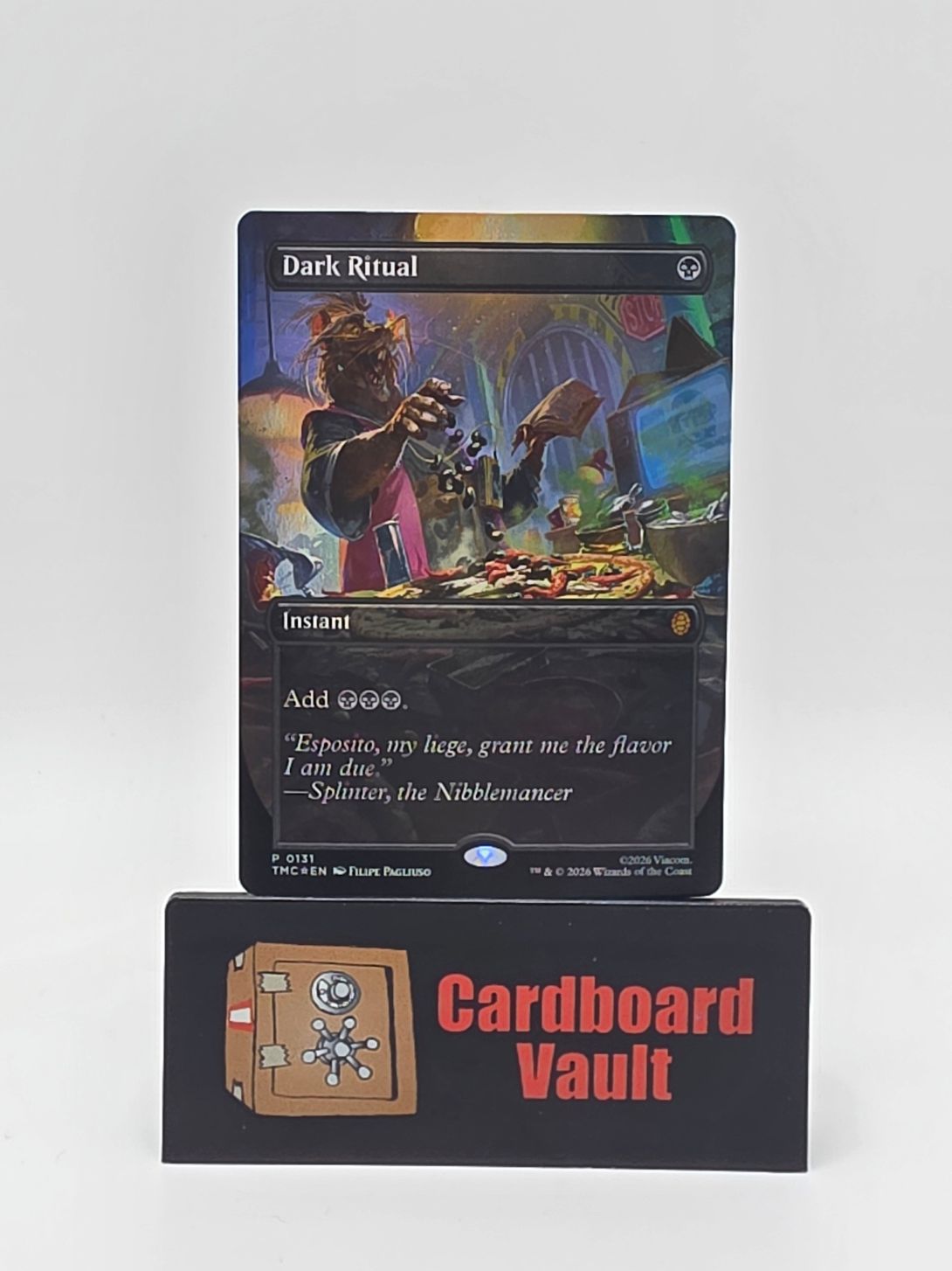 2026 Magic The Gathering Dark Ritual Foil Borderless 131 Teenage Mutant Ninja Turtles