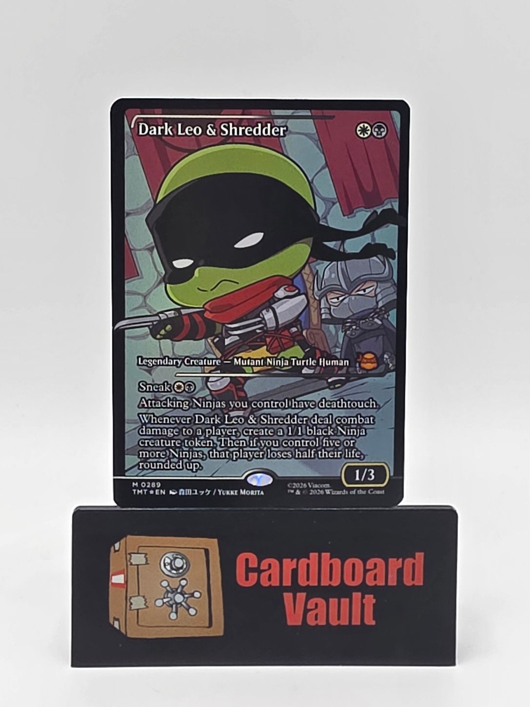 2026 Magic The Gathering Dark Leo and Shredder Foil Showcase  289 Teenage Mutant Ninja Turtles
