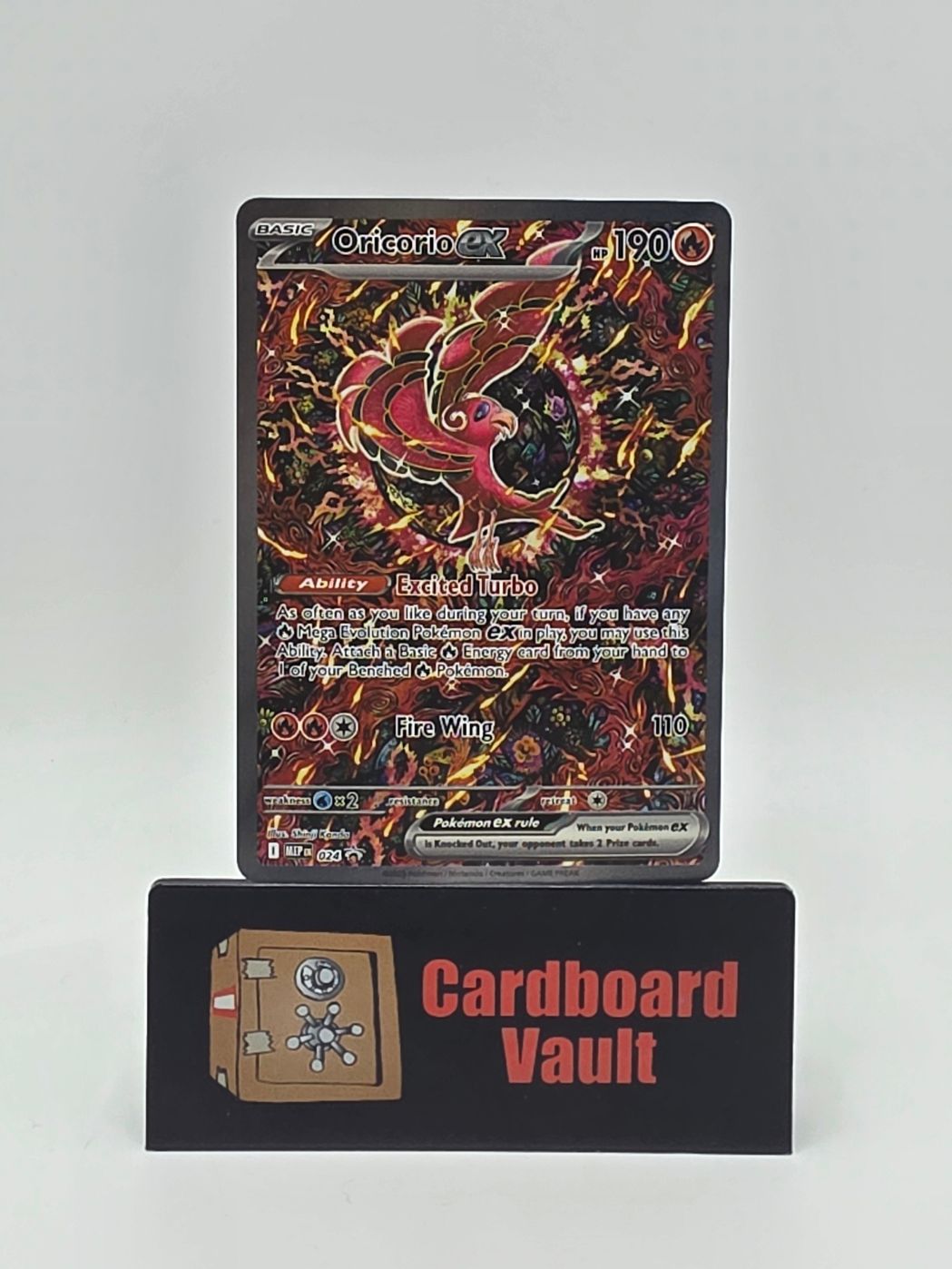 2025 Pokémon Oricorio ex Full Art Black Star Promo 024