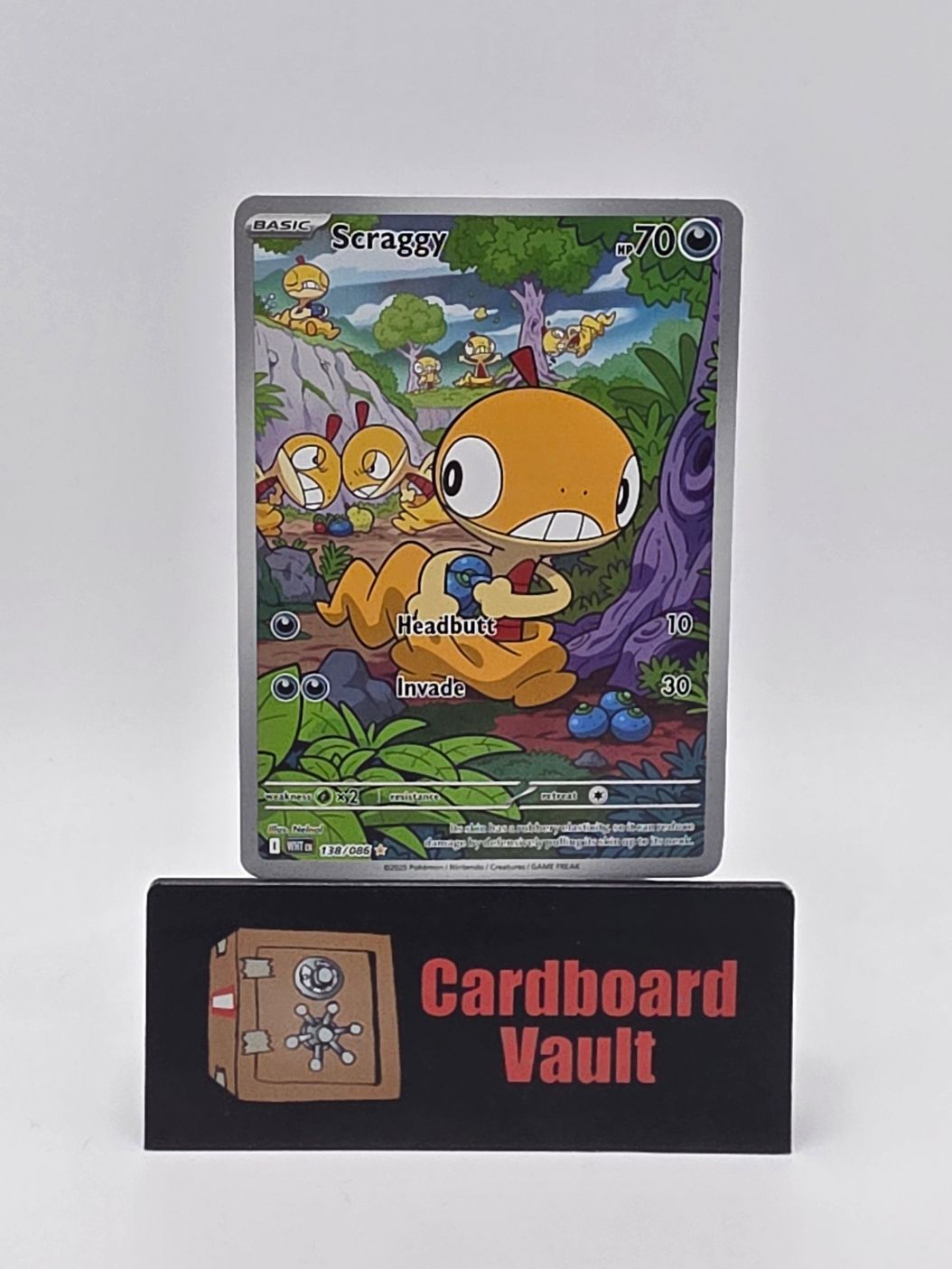 2025 Pokémon Scraggy Full Art 138/086