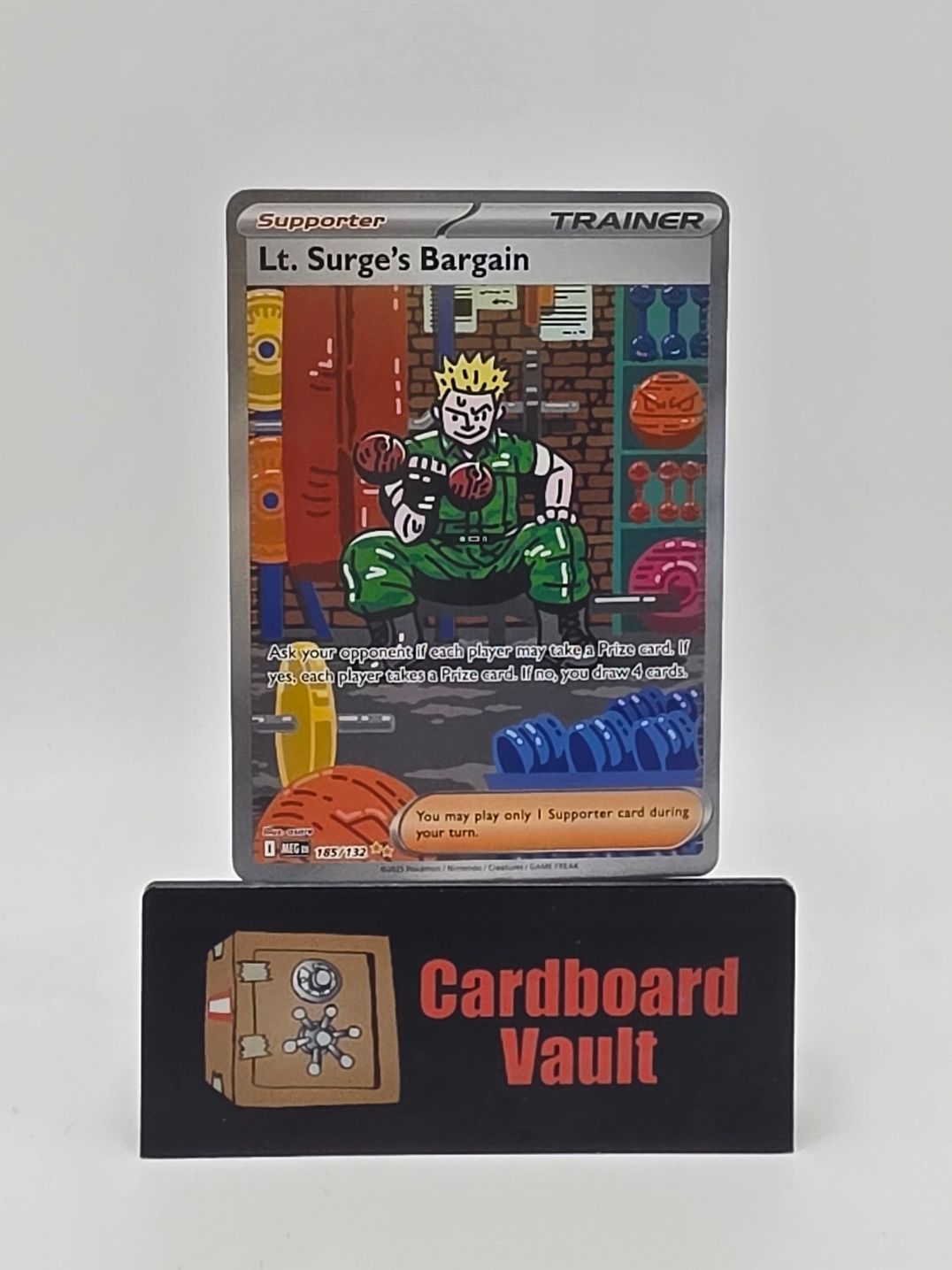 2025 Pokémon Lt Surges Bargain Full Art 185/132