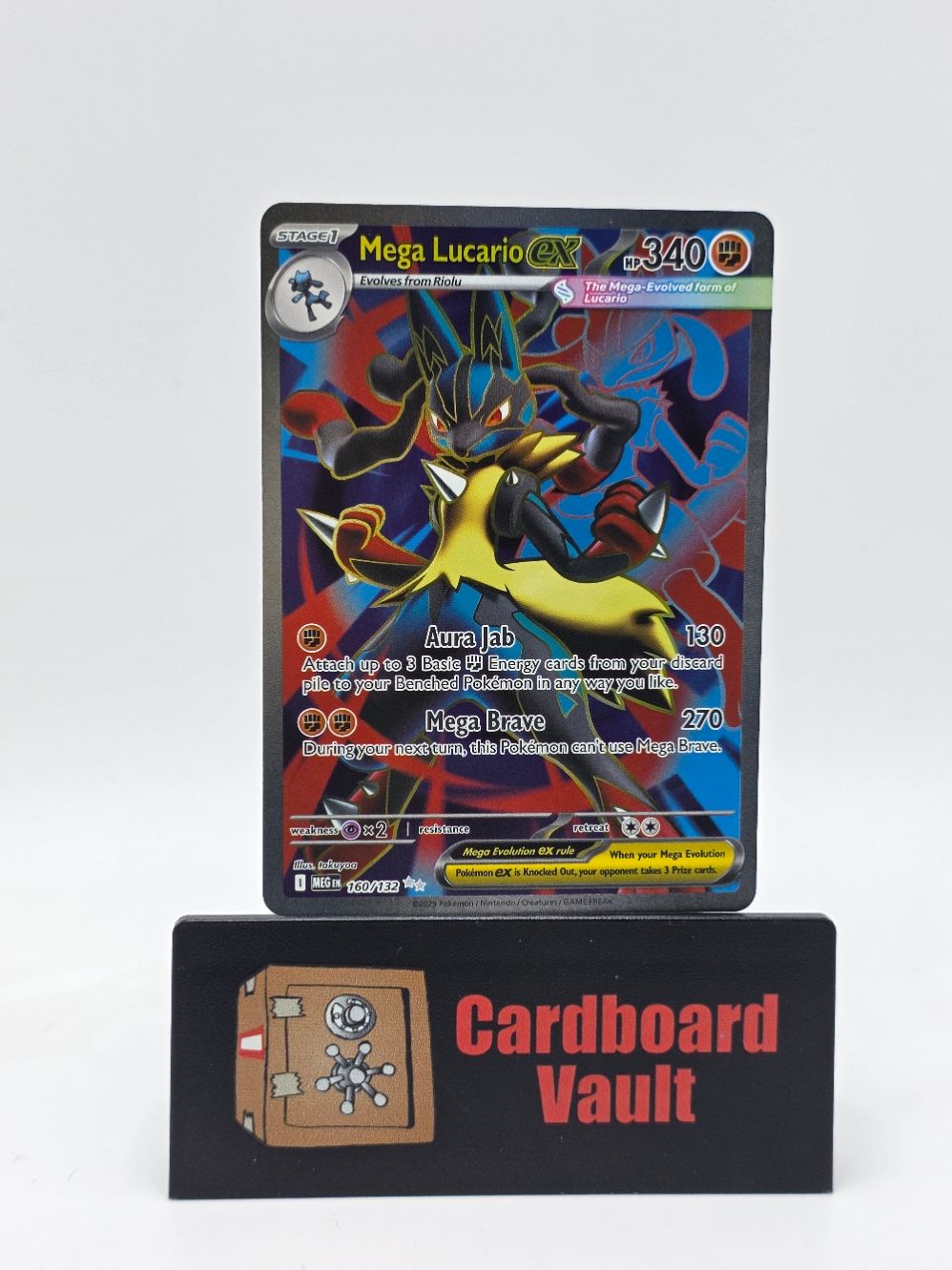 2025 Pokémon Mega Lucario ex Full Art 160/132