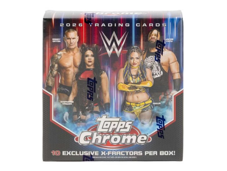 2026 Topps Chrome WWE Mega Box