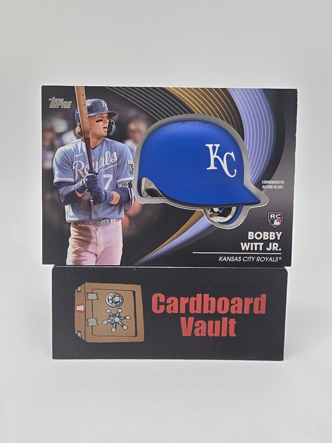 2022 Topps Update Bobby Witt Jr Commemorative Batting Helmet BH-BW 051-299