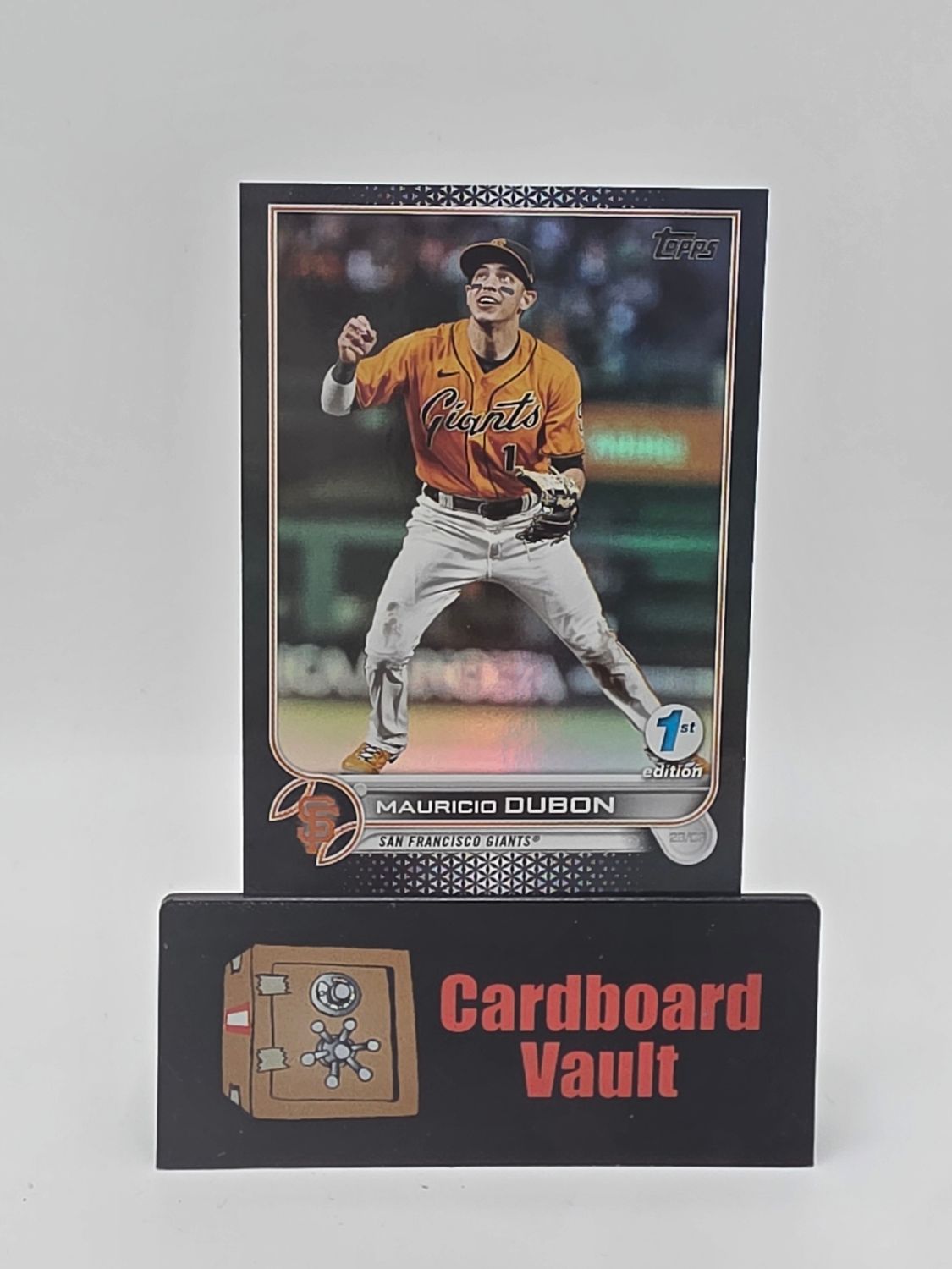 2022 Topps Series 1 Mauricio Dubon #246 1st Edition Black Foil 15/25