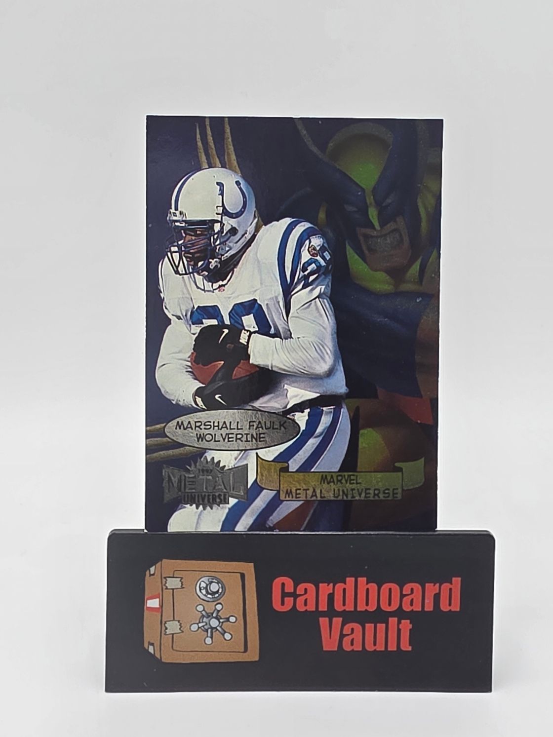 1997 Skybox Metal Universe Marshall Faulk Wolverine 14 of 20
