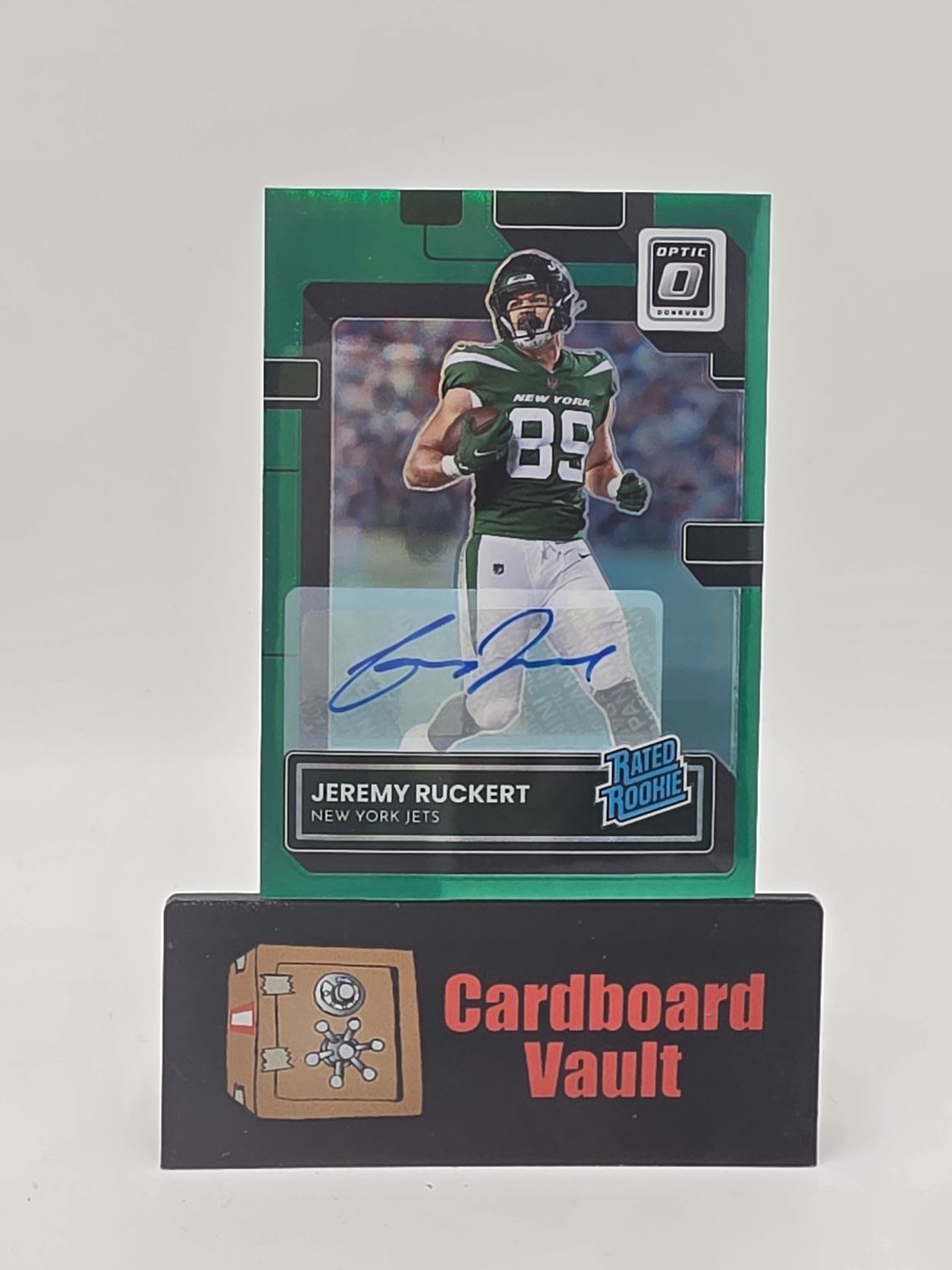 2022 Donruss Optic Jeremy Ruckert Rated Rookie Autograph #291 Green 5/5