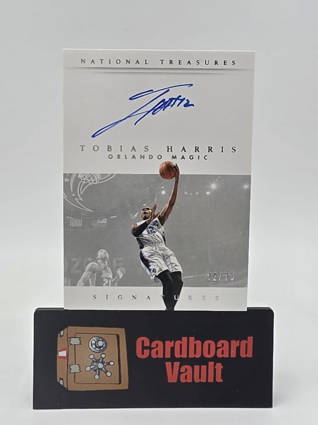 2014-15 National Treasures Tobias Harris Signatures #S-THA 72/75