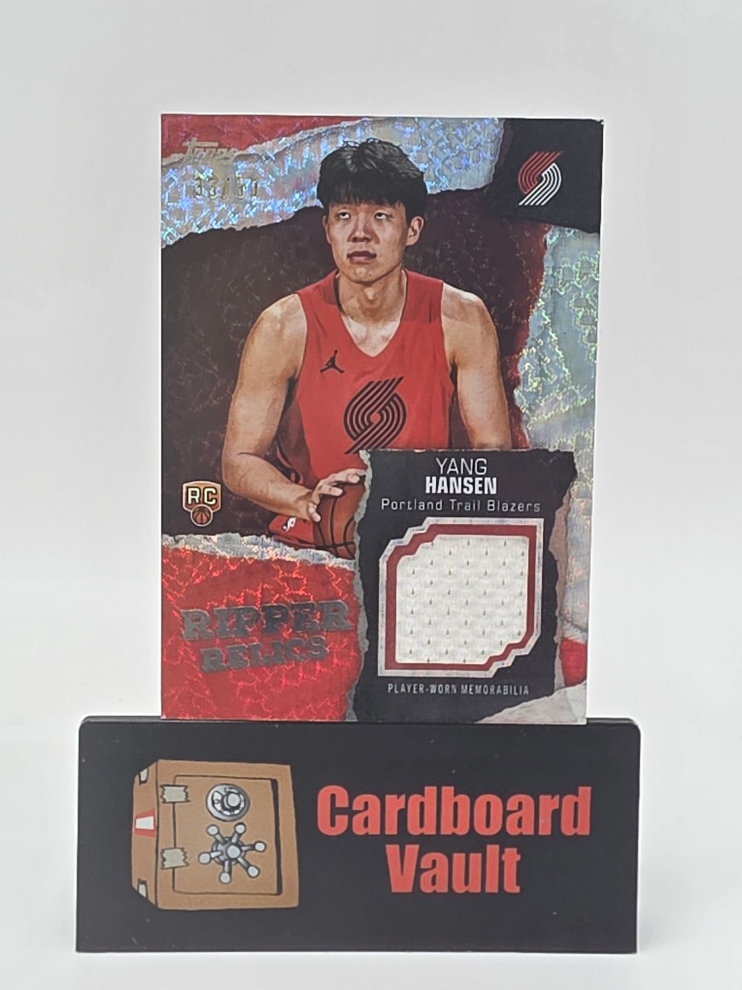 2025 Topps Yang Hansen Ripper Relics Patch #RR-YH 33/50