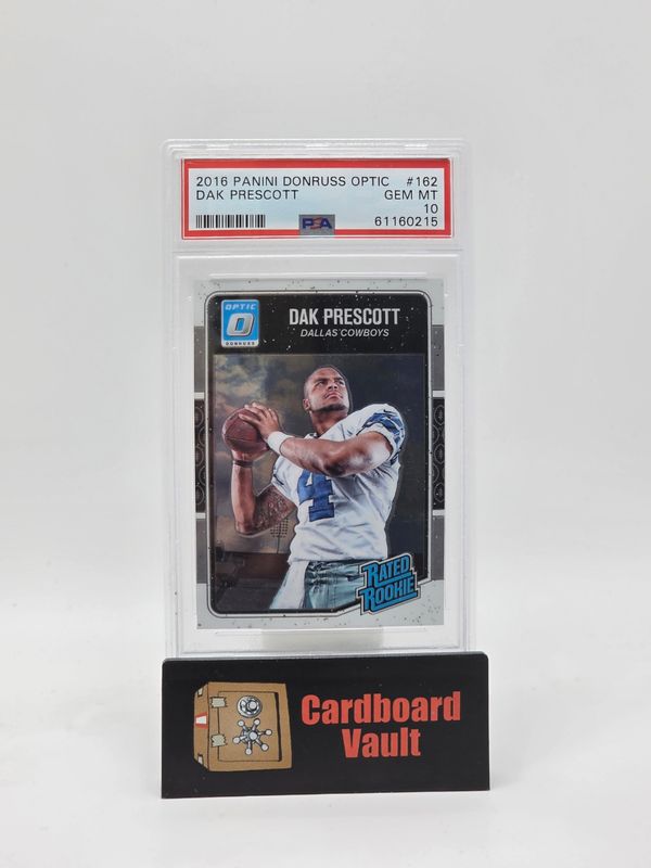 2016 Donruss Optic Dak Prescott Rated Rookie  #162 PSA 10 61160215