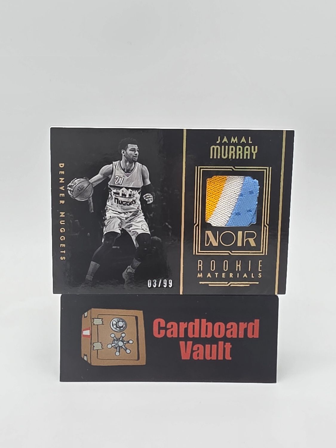 2016-17 Noir Basketball Jamal Murray Rookie Materials Tri Color Patch  #6 03/99