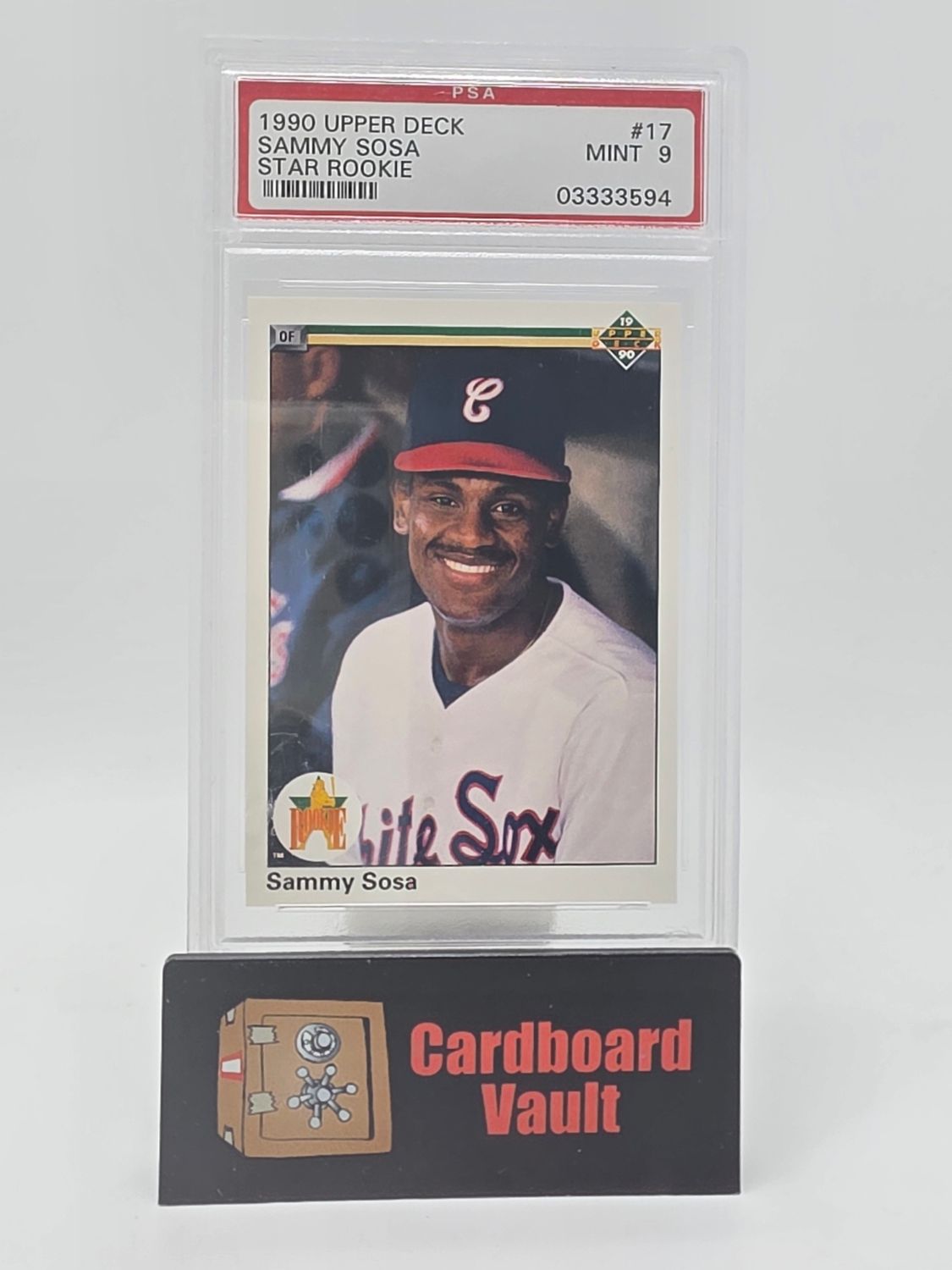 1990 Upper Deck Sammy Sosa Star Rookie #17 PSA 9 03333594