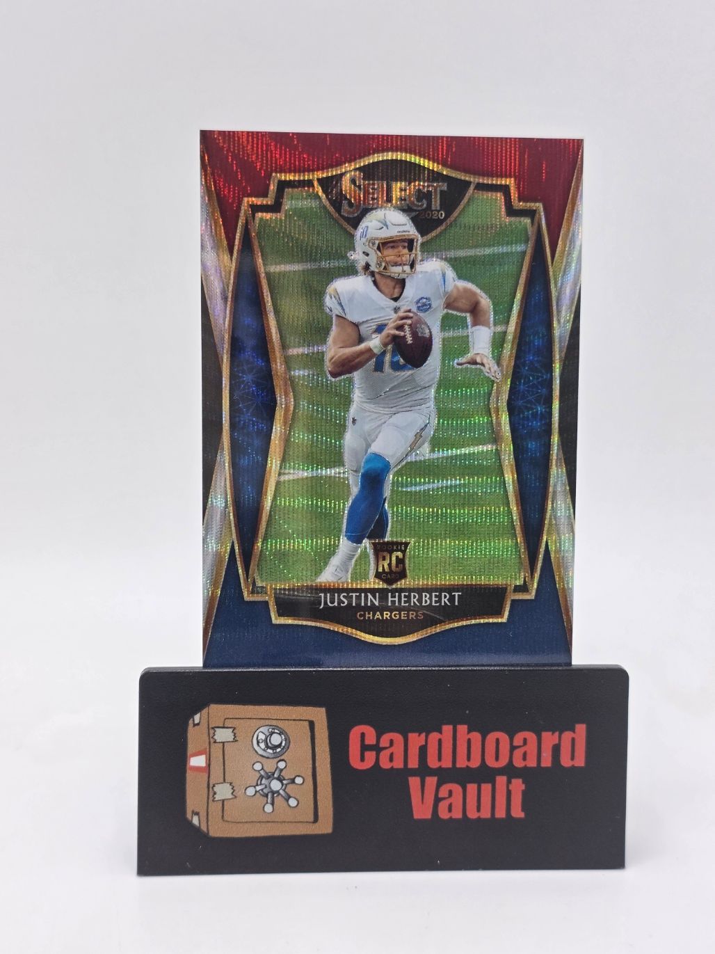 2020 Select Justin Herbert #144 Red White and Blue Prizm 118/199