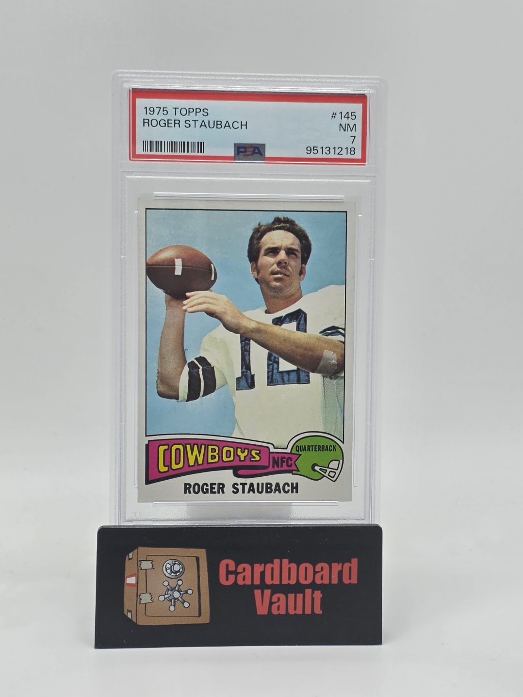 1975 Topps Roger Staubach #145 PSA 7 95131218