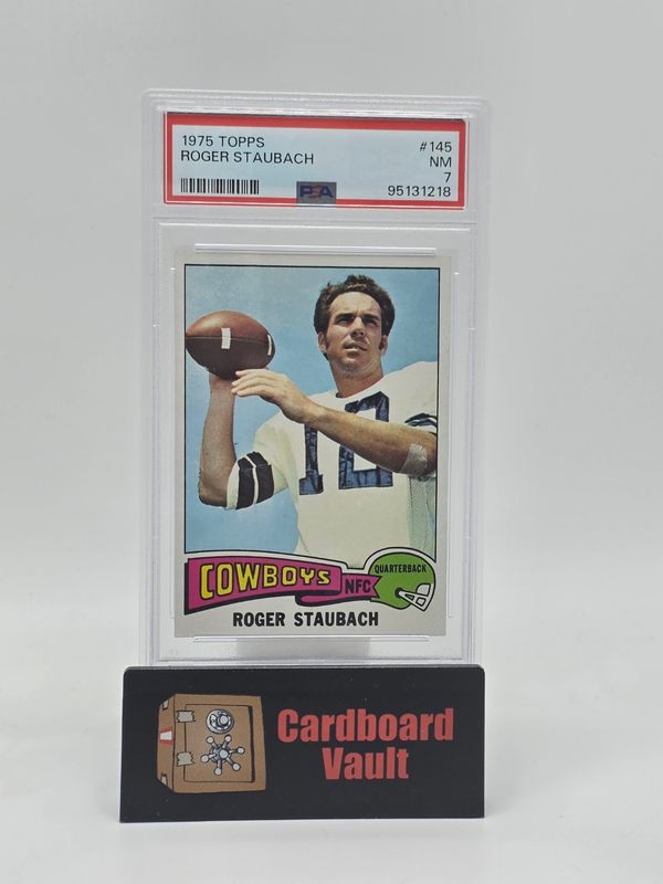 1975 Topps Roger Staubach #145 PSA 7 95131218