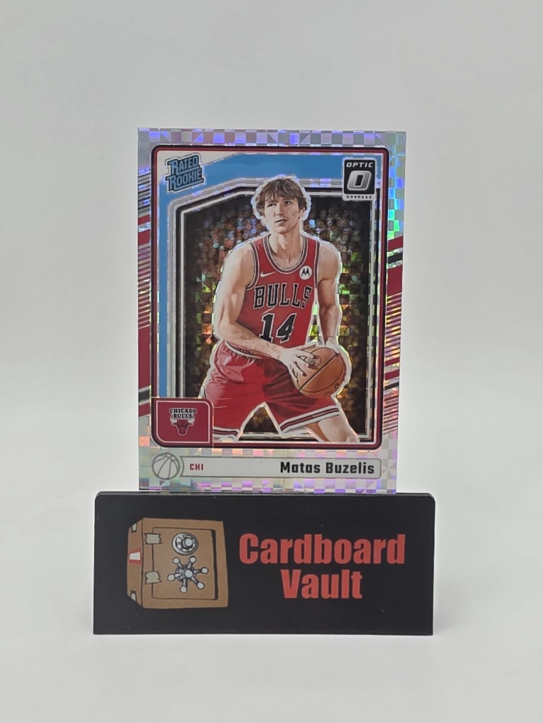 2024-25 Donruss Optic Matas Buzelis Rated Rookie #271 Silver Checker Prizm