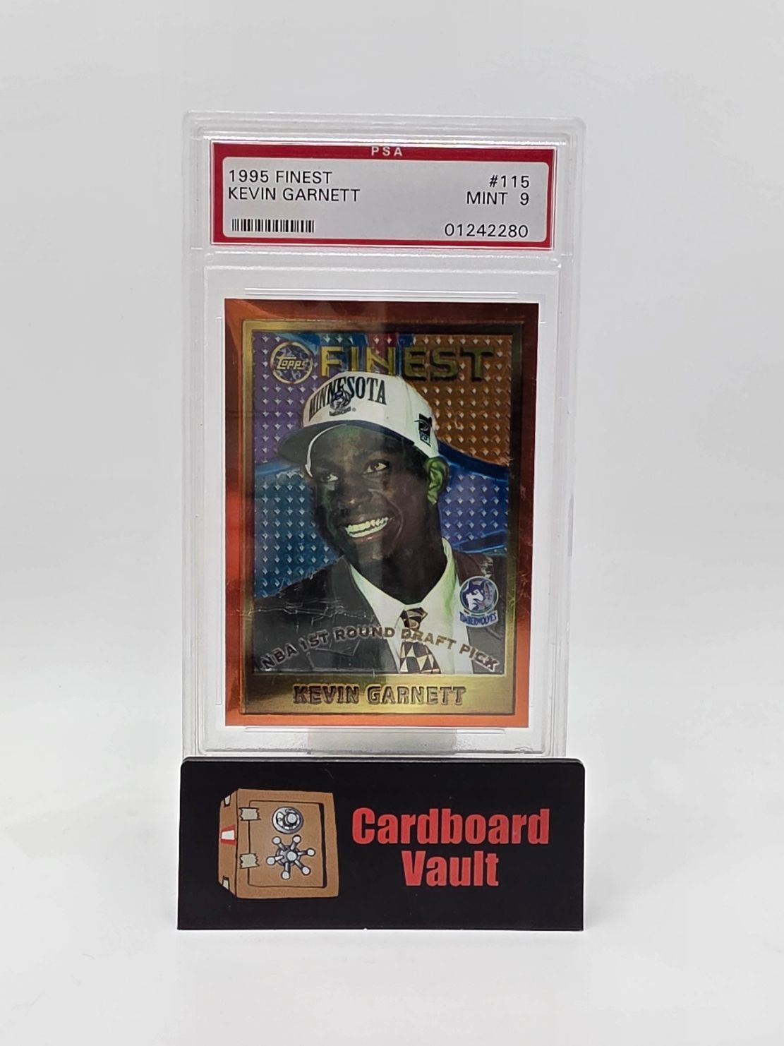 1995 Finest Kevin Garnett #115 PSA 9 01242280