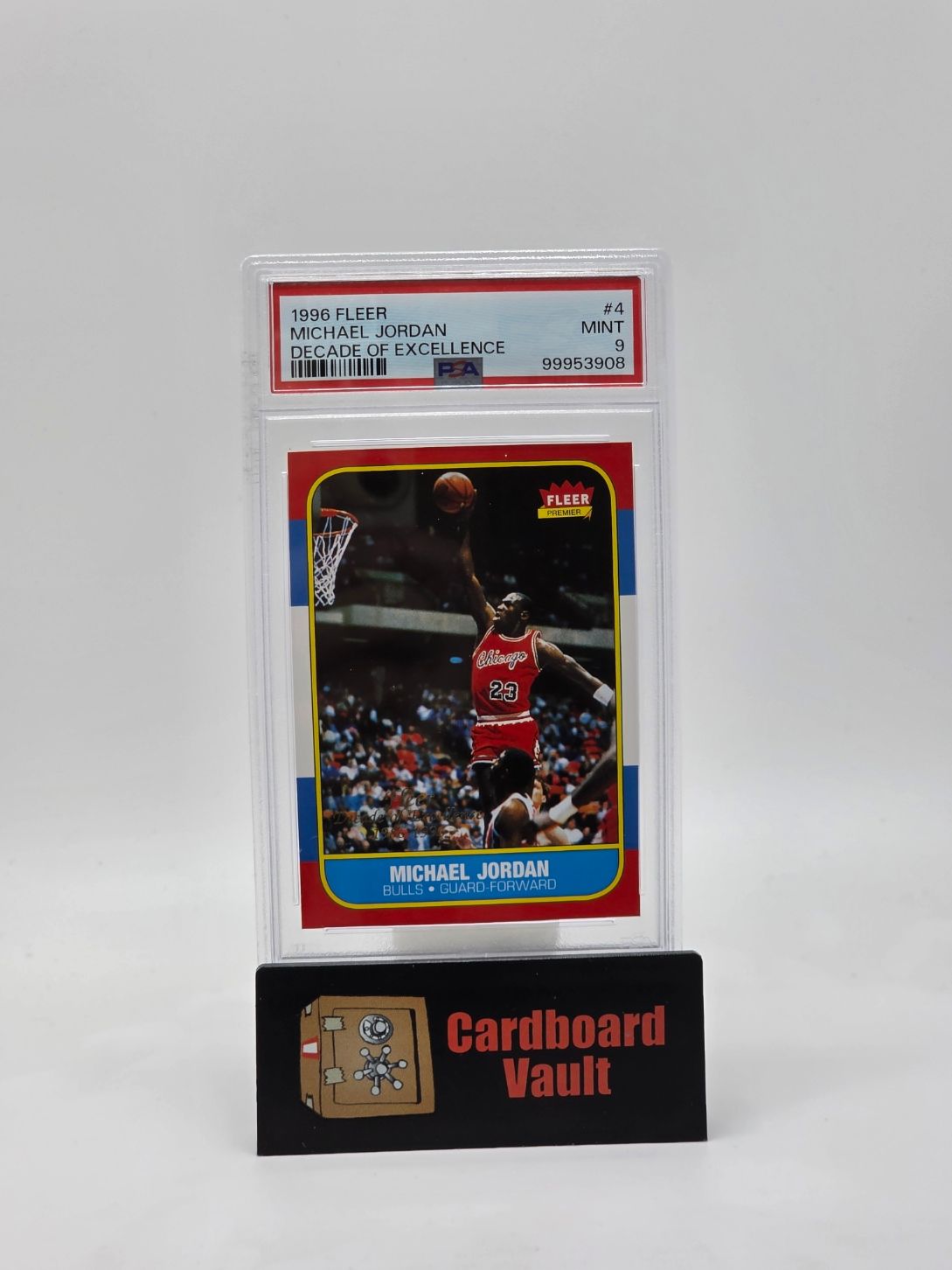 1996 Fleer Michael Jordan Decade Of Excellence #4 PSA 9  99953908