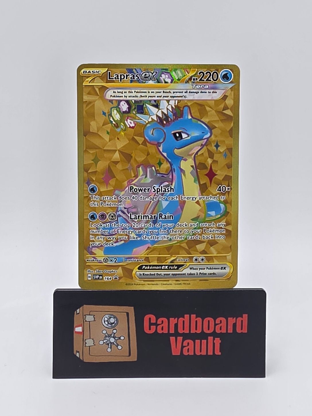 2024 Pokémon Lapras ex Full Art Black Star Promo 164