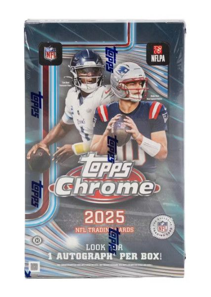 2025 Topps Chrome Football Hobby Box