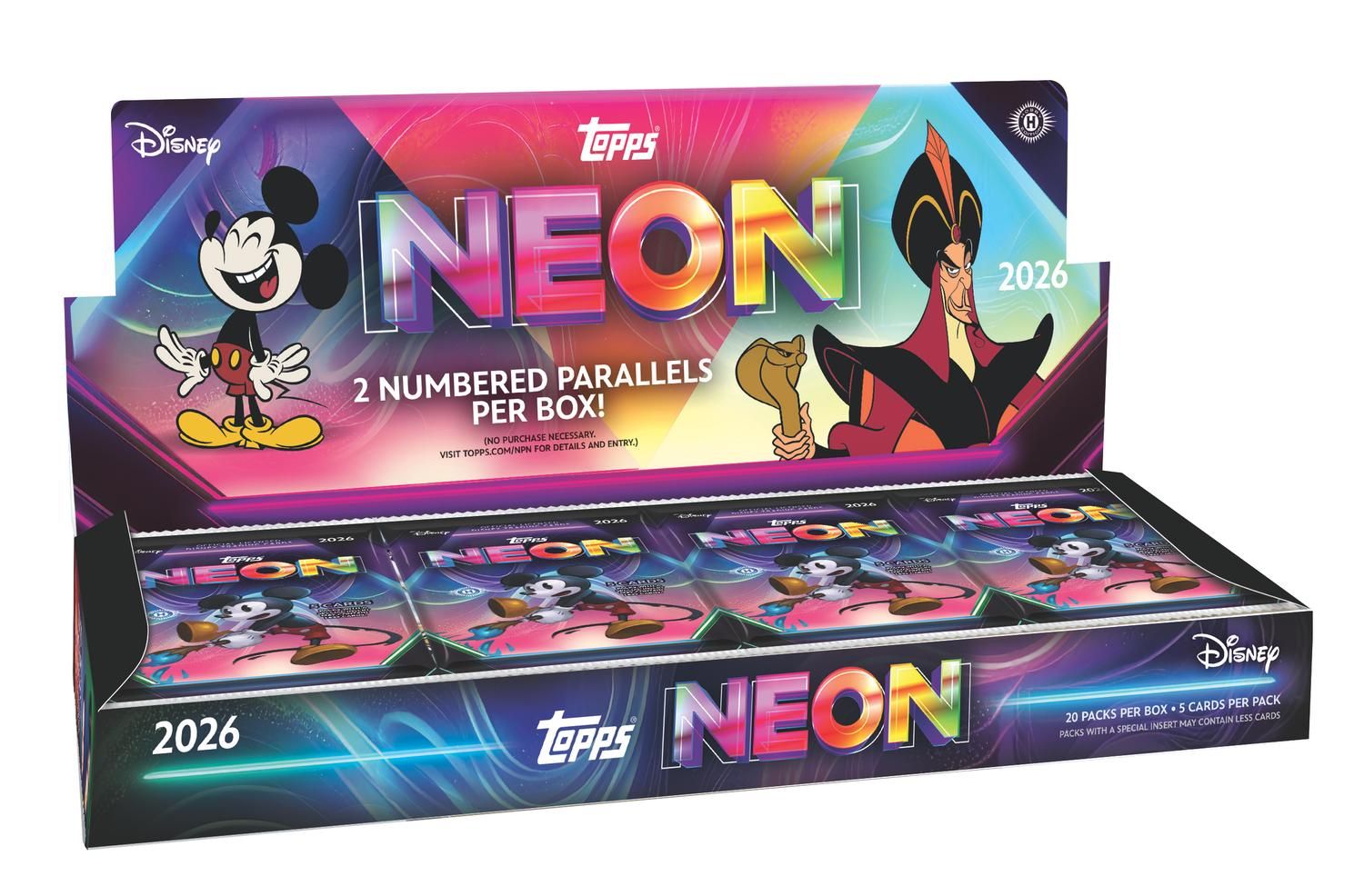 2026 Topps Disney Neon Hobby Box
