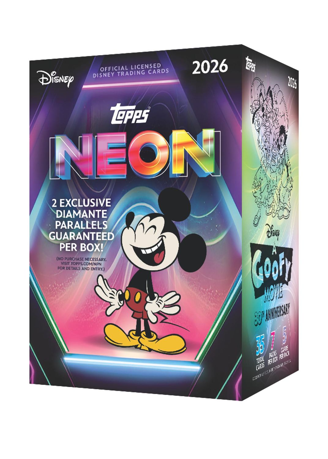 2026 Topps Disney Neon Value Box