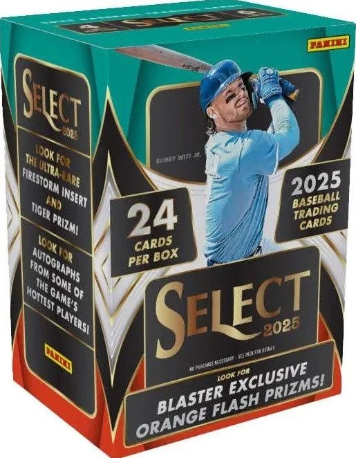 2025 Panini Select Baseball Blaster Hobby Box (Orange Flash)