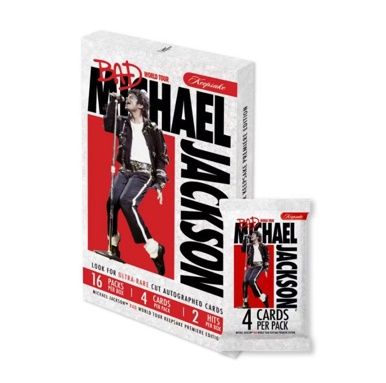 2025 Michael Jackson Bad World Tour Keepsake Premiere Edition Hobby Box