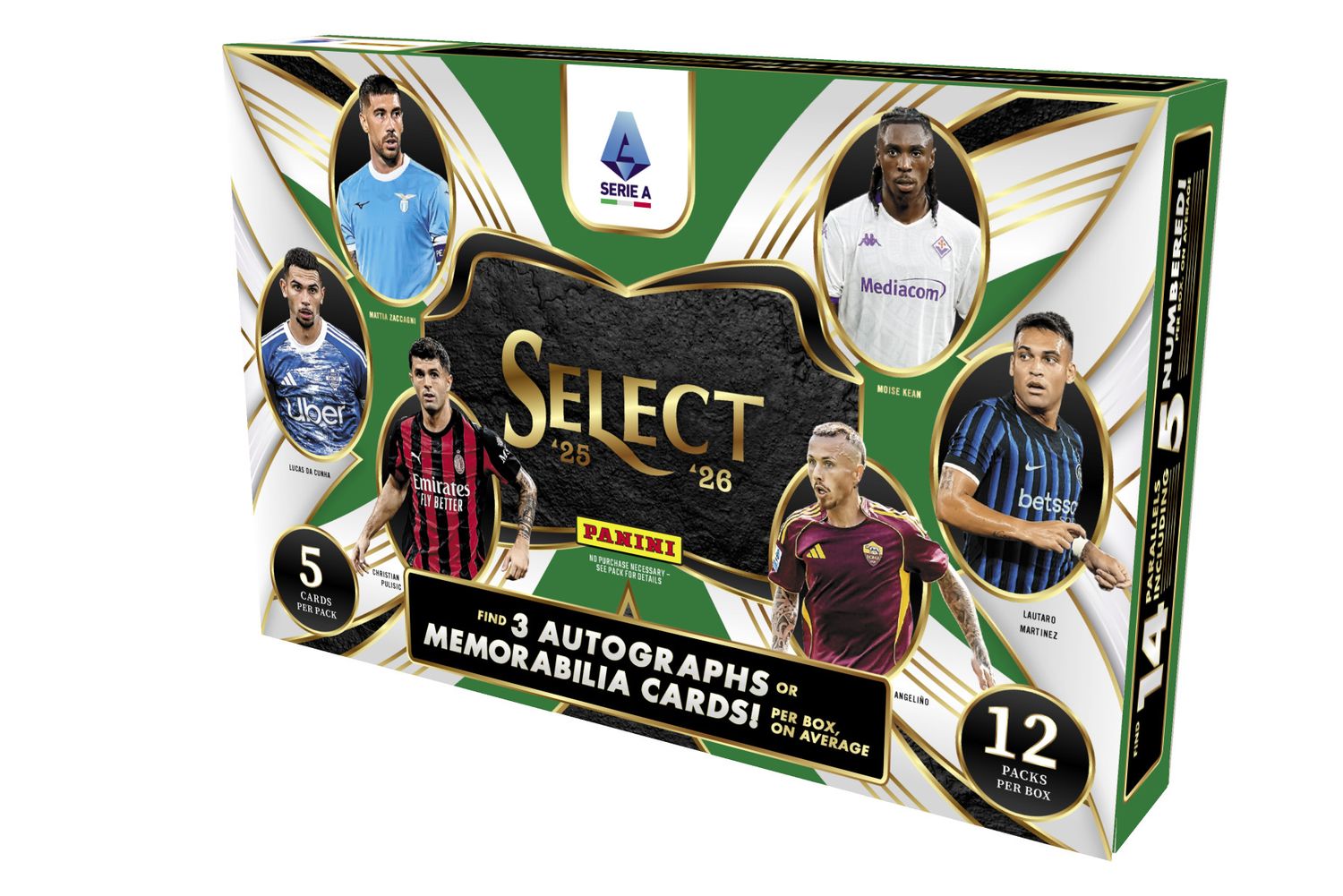 2025/26 Panini Select Serie A Soccer Hobby Box