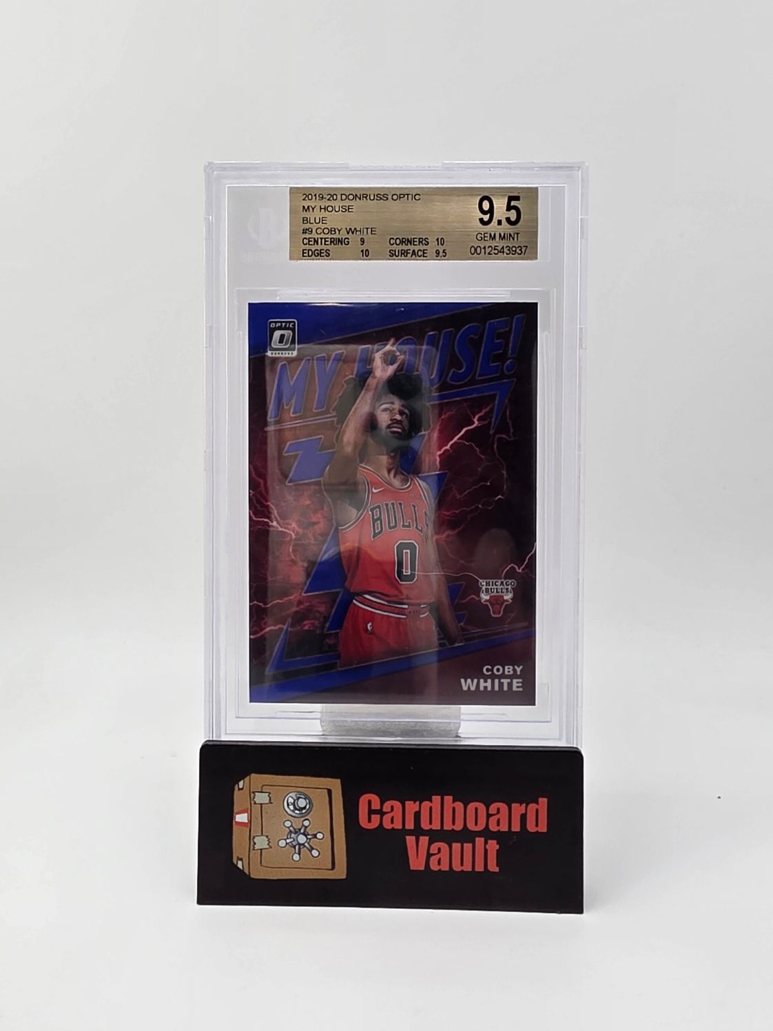 2019-20 Donruss Optic Coby White My House #9 Blue 82/85 Beckett 9.5 0012543937