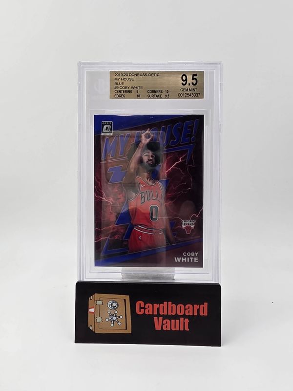 2019-20 Donruss Optic Coby White My House #9 Blue 82/85 Beckett 9.5 0012543937