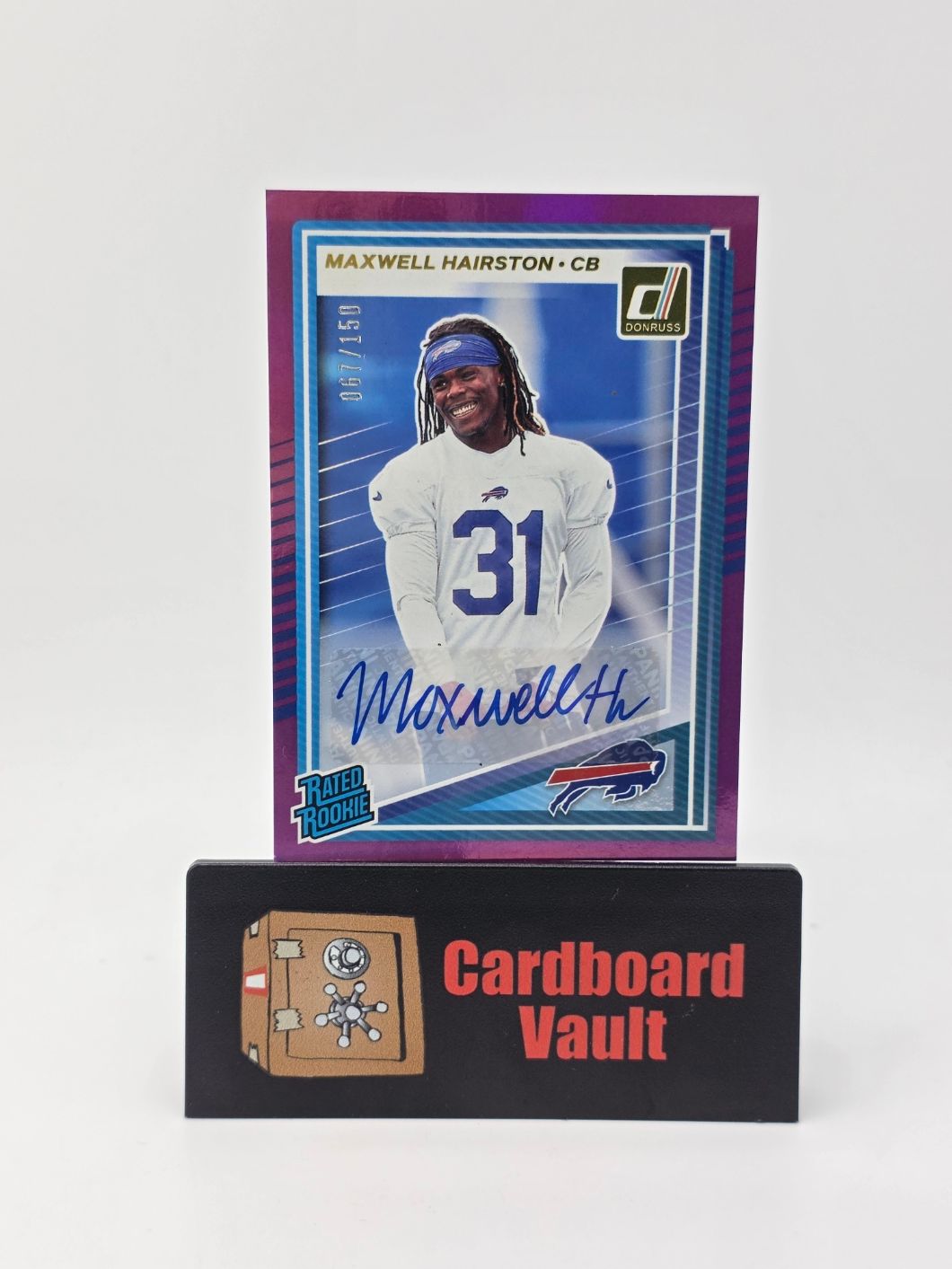 2025 Donruss Maxwell Hairston Rated Rookie Autograph #362 067/150