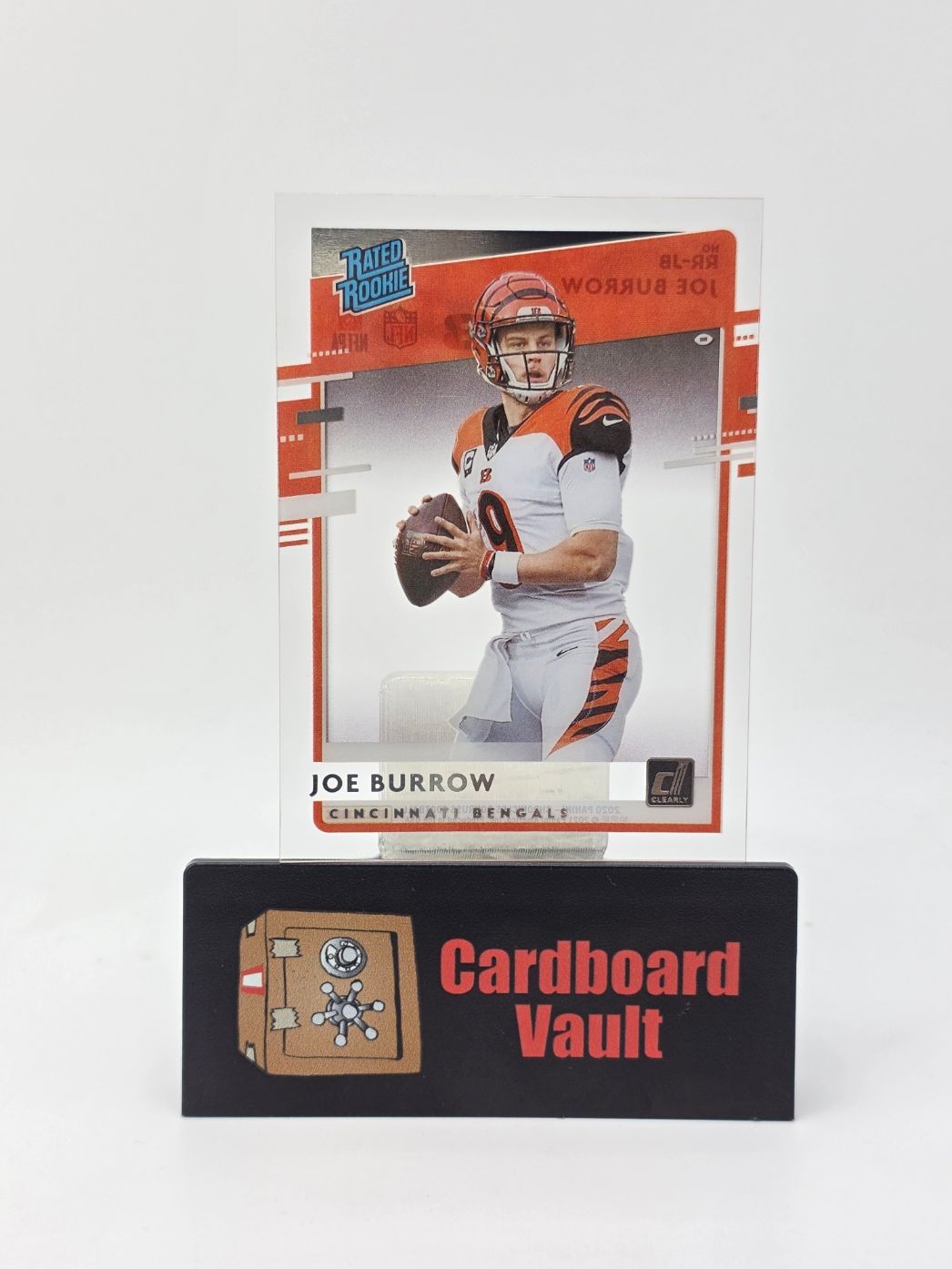 2020 Chronicles Donruss Clearly Joe Burrow Rated Rookie #RR-JB