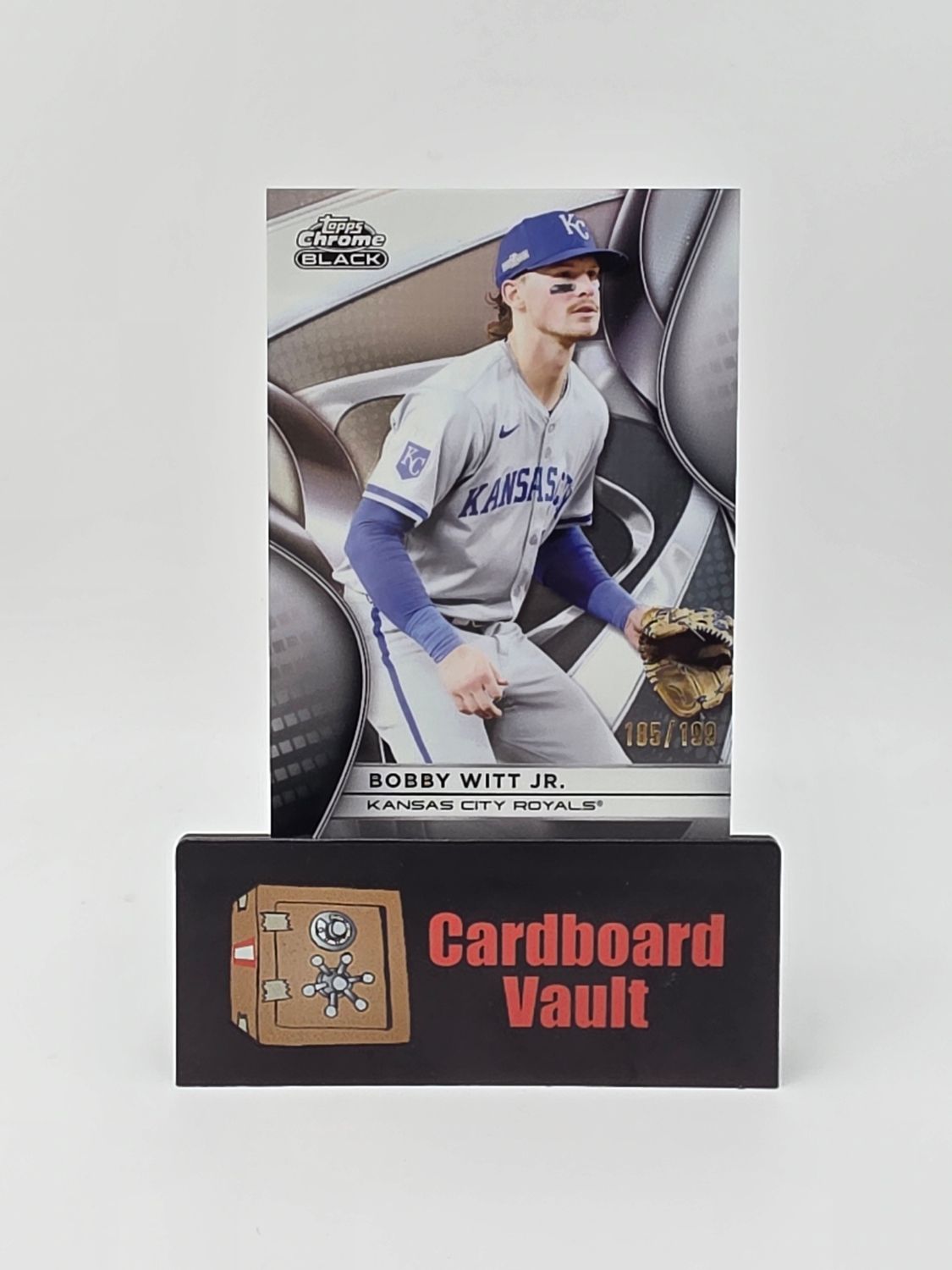 2025 Topps Chrome Black Bobby Witt Jr. #1 165/199