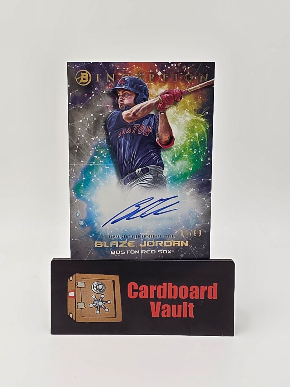 2022 Bowman Inception Blaze Jordan Primordial Prospect Autograph #PPA-BJ0 4/99