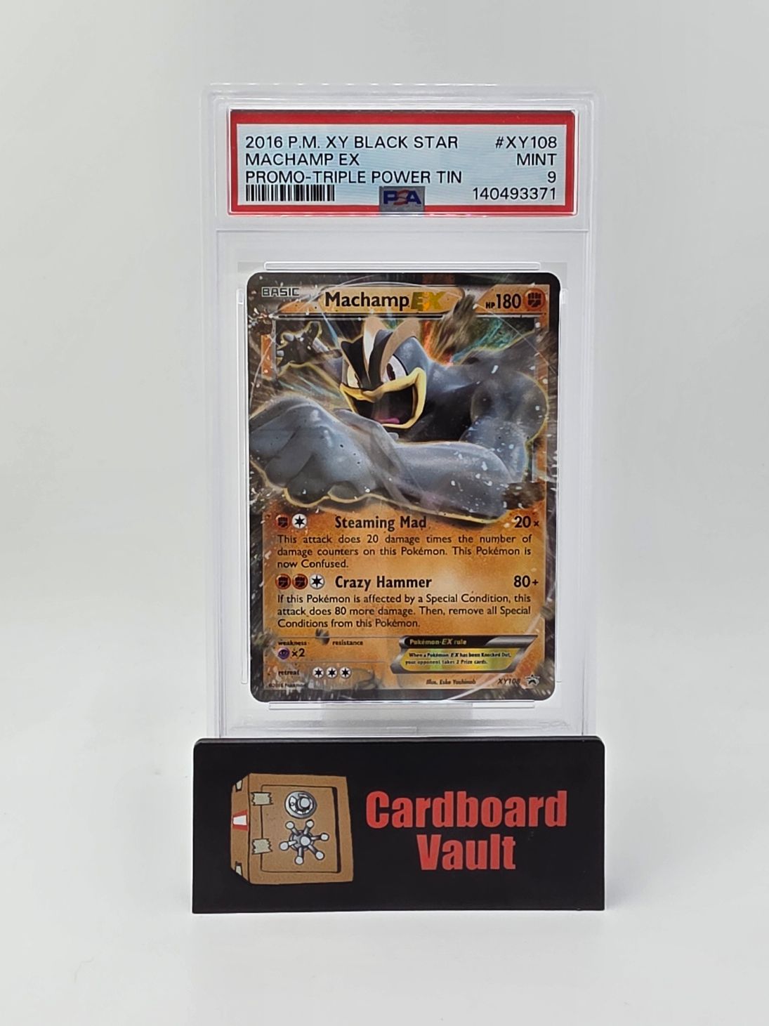 2016 Pokémon Machamp EX Full Art Black Star Promo #XY108 PSA 9 140493371