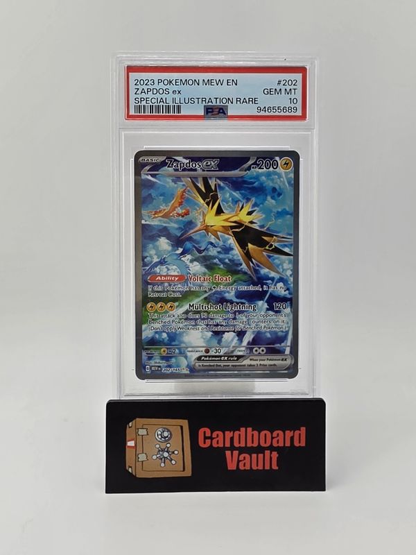 2023 Pokémon Zapdos ex  #202 Special Illustration Rare PSA 10 94655689
