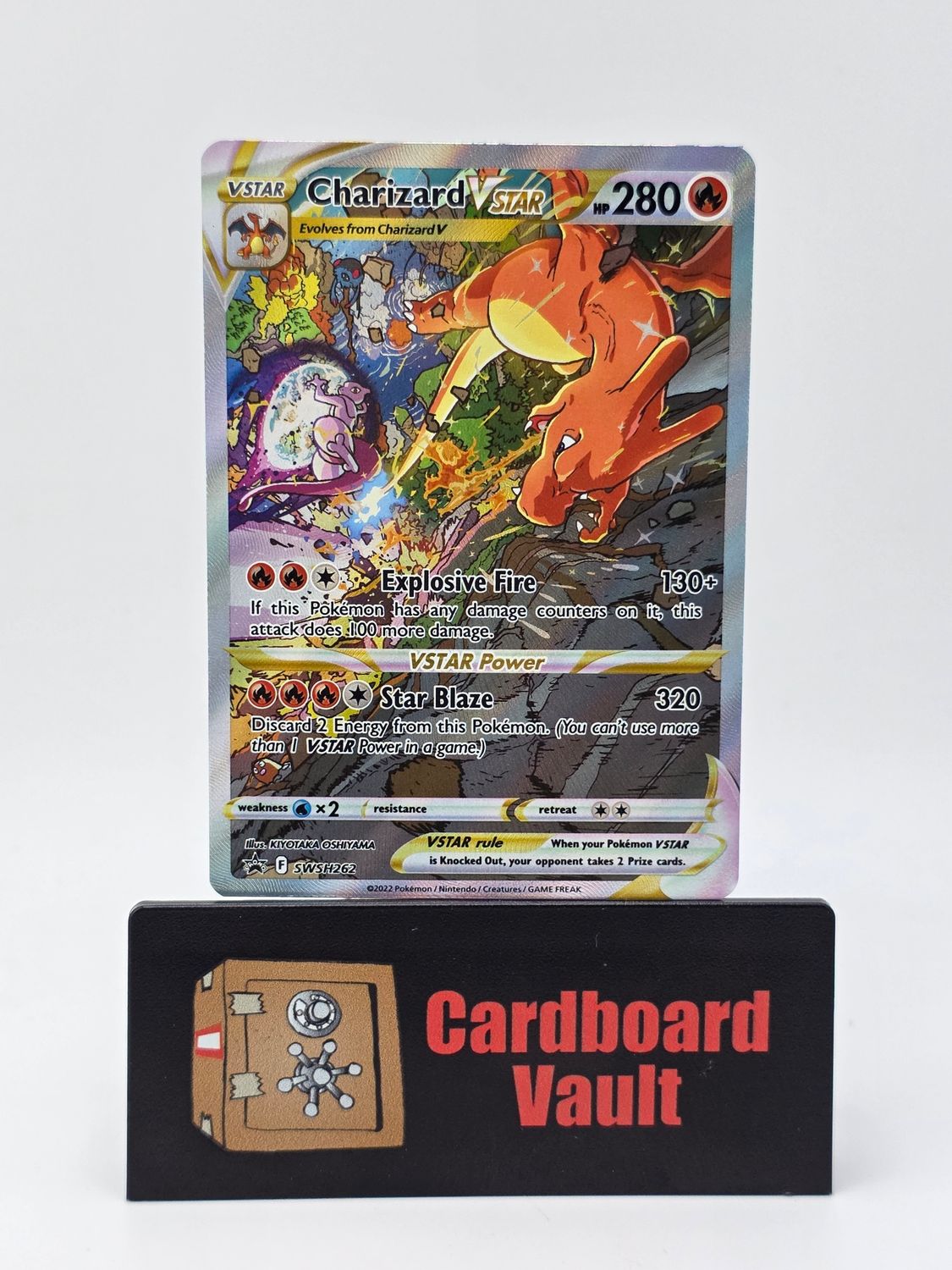 2022 Pokémon Charizard VSTAR Full Art Black Star Promo SWSH262