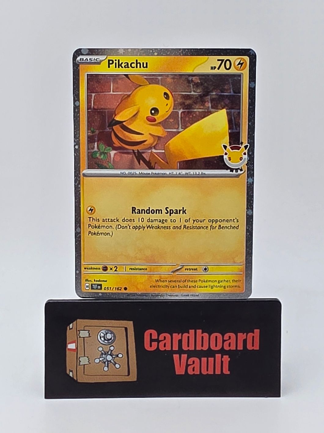 2026 Pokémon Day 30th Anniversary Pikachu Holo 051/162