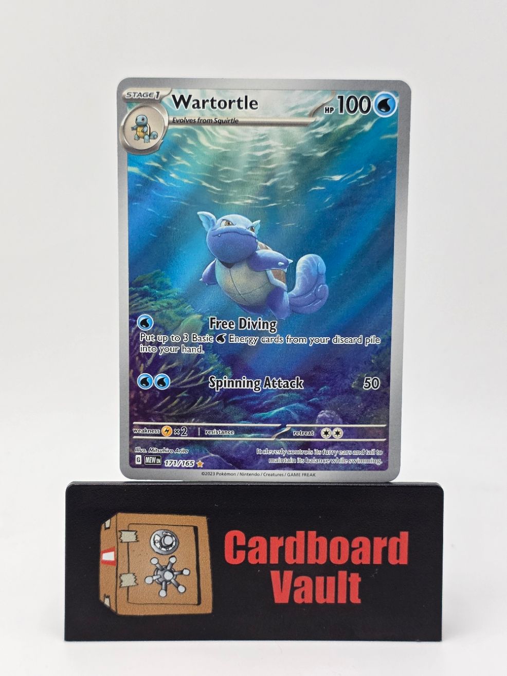 2023 Pokémon Wartortle Full Art 171/165