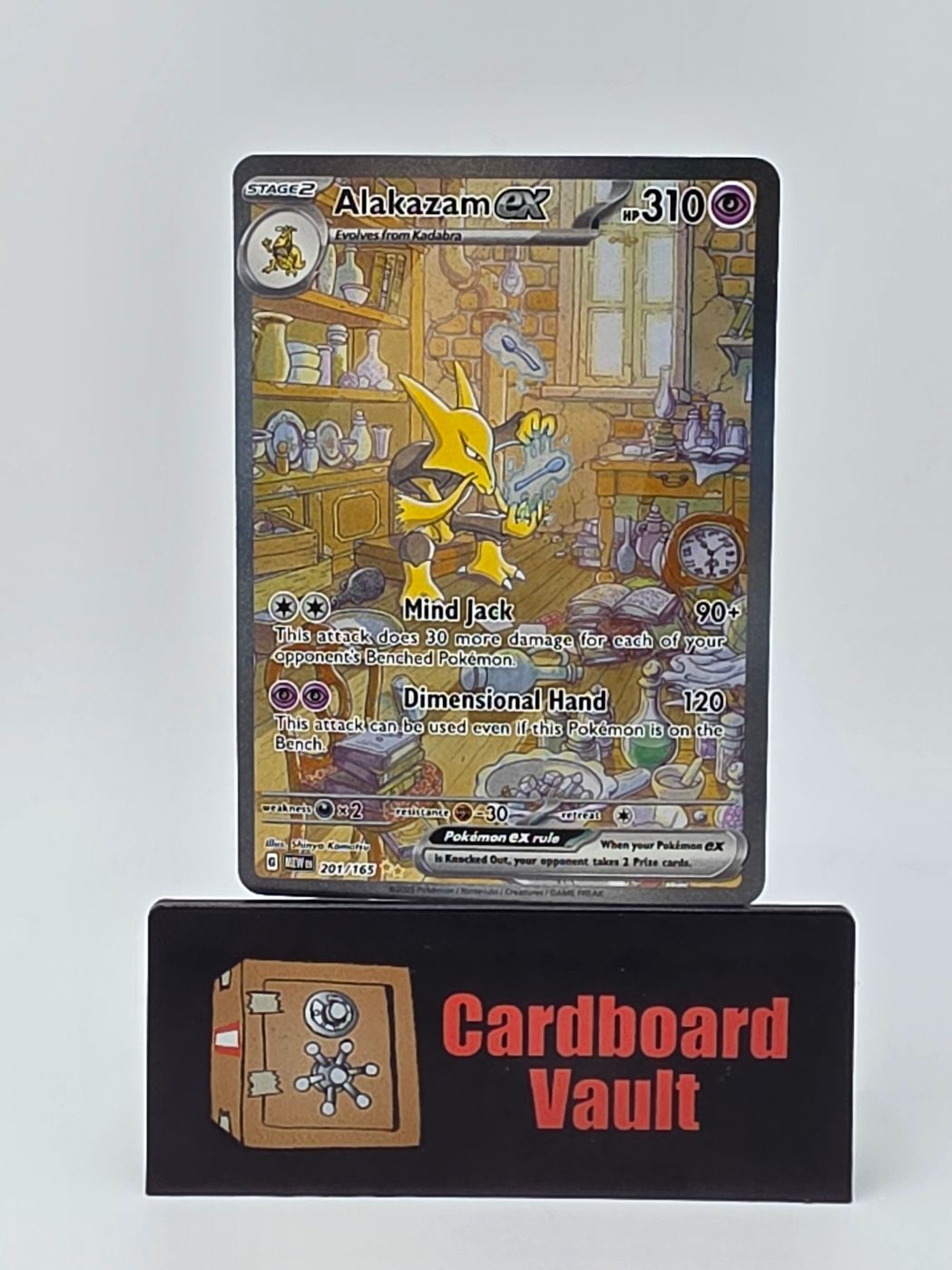 2023 Pokémon Alakazam ex Full Art 201/165