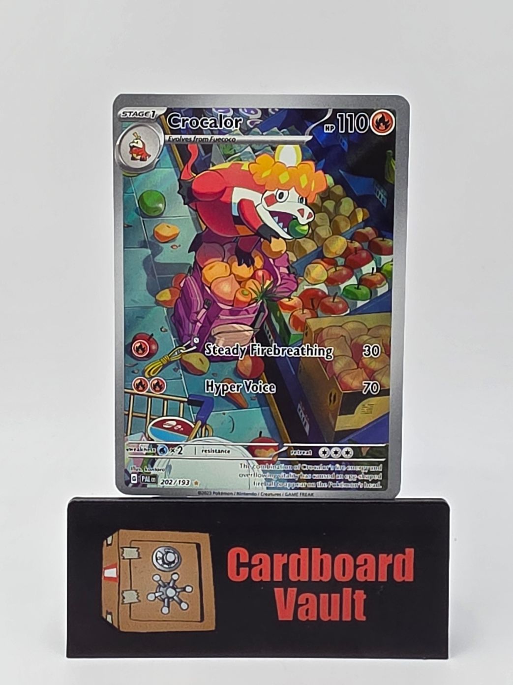 2023 Pokémon Crocalor Full Art 202/193