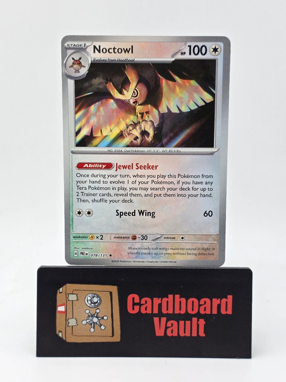 2025 Pokémon Nocowl 078/131 Poke Ball Holo