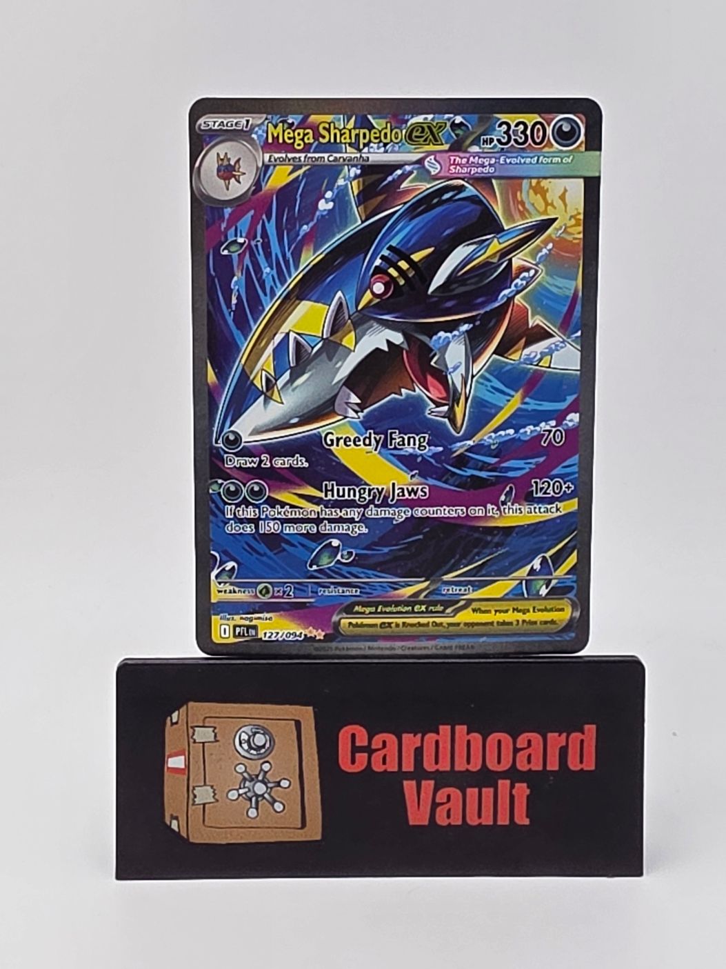 2025 Pokémon Mega Sharpedo ex 127/094 Full Art