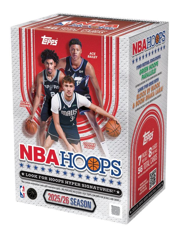 2025-26  Topps NBA Hoops Value Box