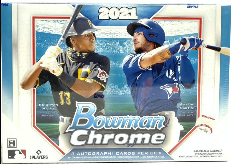 2021 Bowman Chrome HTA Choice Baseball Box