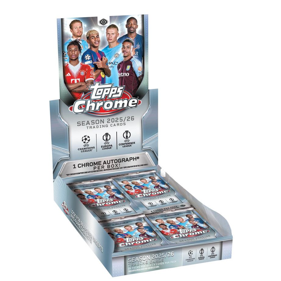 2025/2026 Topps Chrome UEFA Champions League  Hobby Box