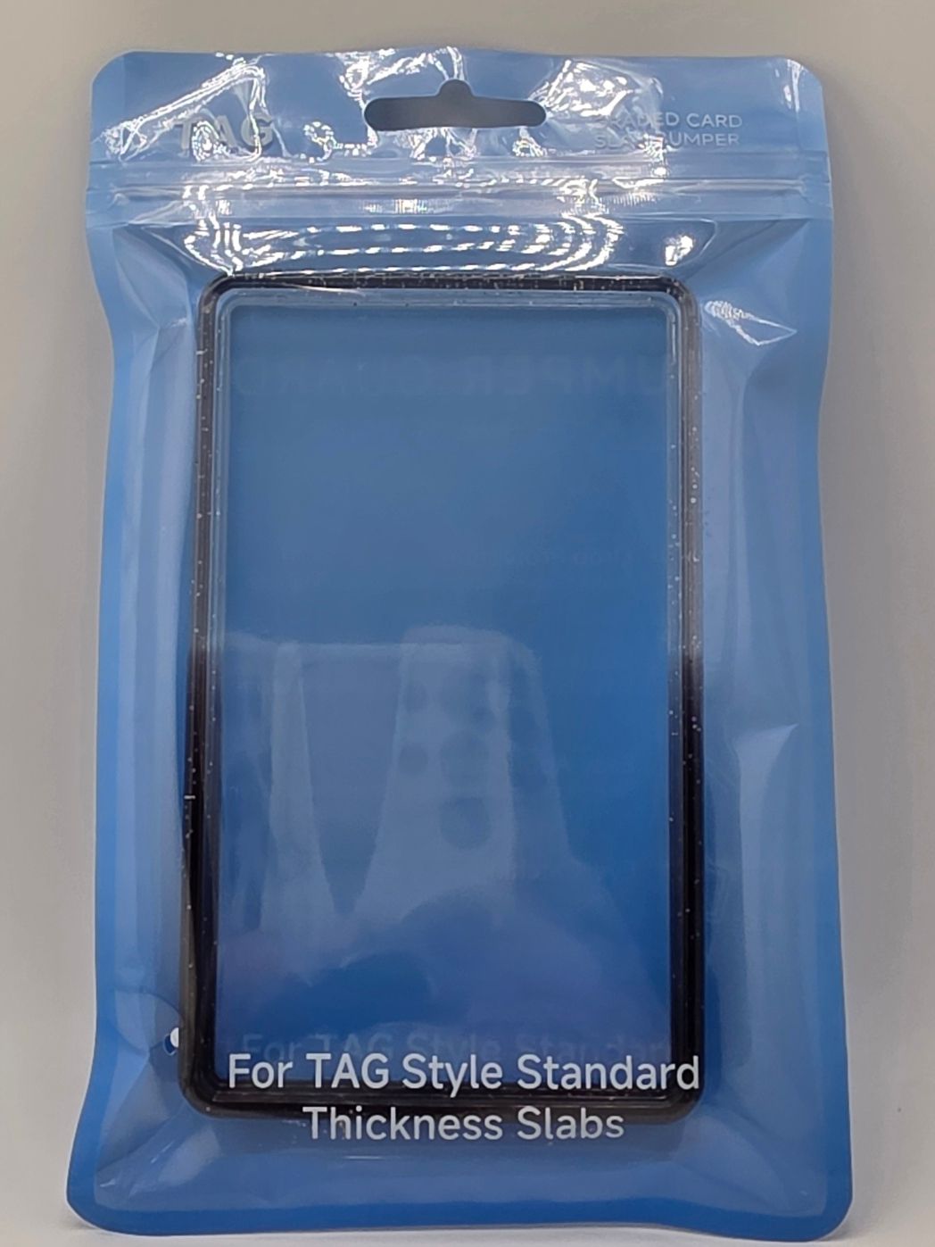 TAG Graded Slab Bumper Clear And Black Sparkle Ombre (Case Only)